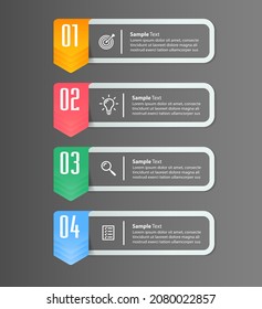 modern text box template, infographics banner 