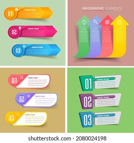 modern text box template, infographics banner 