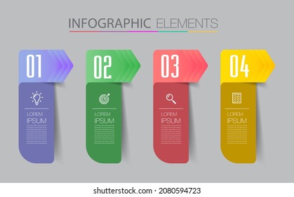 plantilla moderna de cuadro de texto, banner de infografía 