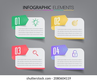 plantilla moderna de cuadro de texto, banner de infografía 