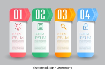 plantilla moderna de cuadro de texto, banner de infografía 