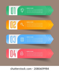 plantilla moderna de cuadro de texto, banner de infografía 