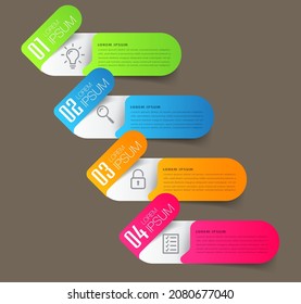 plantilla moderna de cuadro de texto, banner de infografía 