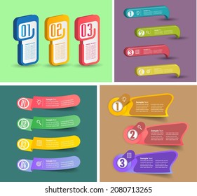 plantilla moderna de cuadro de texto, banner de infografía 