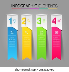 plantilla moderna de cuadro de texto, banner de infografía 