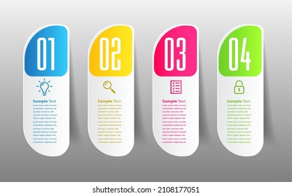 plantilla moderna de cuadro de texto, banner de infografía 