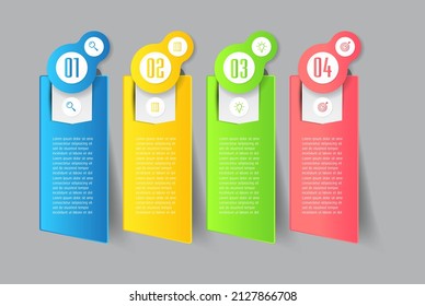 plantilla moderna de cuadro de texto, banner de infografía 