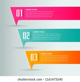 modern text box template for website computer graphic technology, banner Infographics