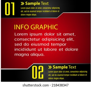 modern text box template for website graphic internet and business.
