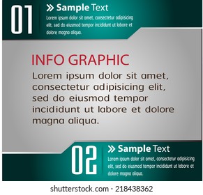 modern text box template for website graphic internet and business.