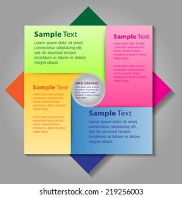 modern text box template for website graphic, computer and technology. 