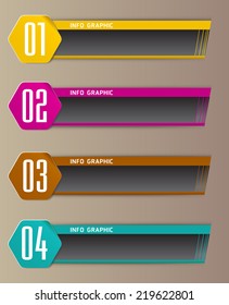 modern text box template for website graphic, computer and technology. 