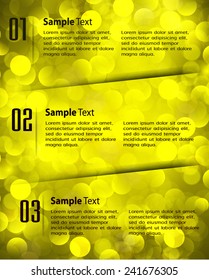 modern text box template for website computer graphic and internet, numbers. Defocused Light, Flickering Lights, Vector abstract festive background