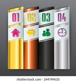 modern text box template for website computer graphic technology and internet, numbers. 