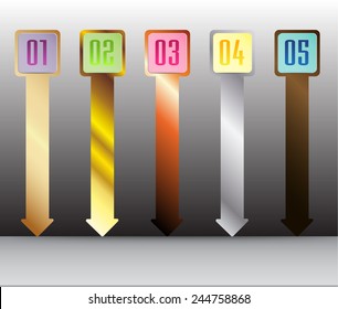 modern text box template for website computer graphic technology and internet, numbers. 