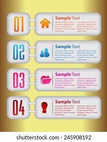 modern text box template for website computer graphic technology and internet, numbers.