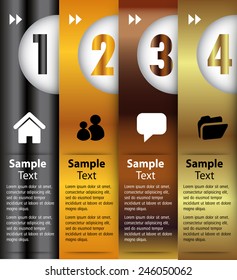 modern text box template for website computer graphic technology and internet, numbers.