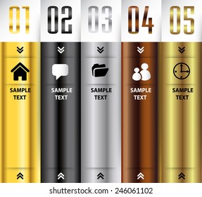 modern text box template for website computer graphic technology and internet, numbers.
