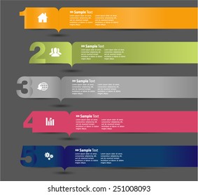 modern text box template for website computer graphic and internet, numbers. label. 