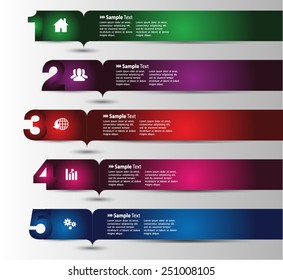 modern text box template for website computer graphic and internet, numbers. label. 