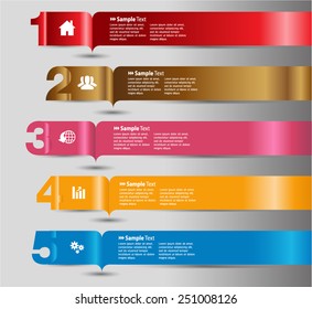modern text box template for website computer graphic and internet, numbers. label. 