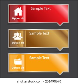 modern text box template for website computer graphic and internet, numbers. label. 