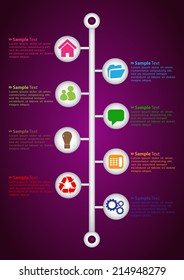 modern text box time line template for website graphic and business, text box. 