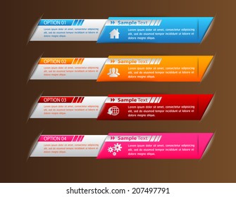modern text box for website info graphic and business, numbers, icon. 
