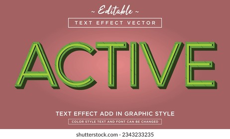 Modern text effect style with beautiful background fully editable text effect