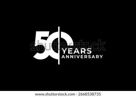 Modern Text logo design Design Vector Illustrations for Typography Text Font Anniversary Logo Stock Illustrations 10th 20th 30th 40th 50th