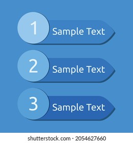 modern textbox vector template. infographic style. blue color textbox