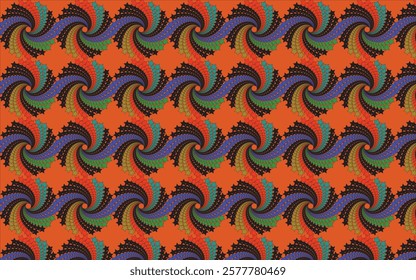 Modern Textile Design with vector illustration ,fabric and fashion etc