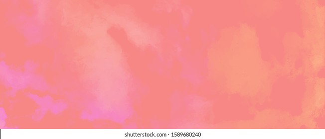 Modern Texture with Abstract Painting. Peach Colored Background for Decoration