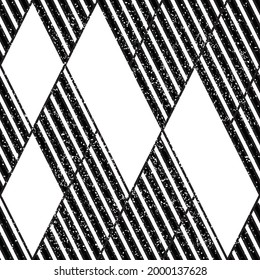 Modern texture with black and white bands. Seamless vector illustration eps 10.