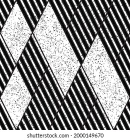 Modern texture with black and white bands. Seamless vector illustration eps 10.