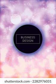 Modern Texture. Light Concept. Summer Flyer. Liquid Fluid. Dynamic Dots. Blue Tech Pattern. Retro Ultraviolet Backdrop. Gradient Design. Purple Modern Texture