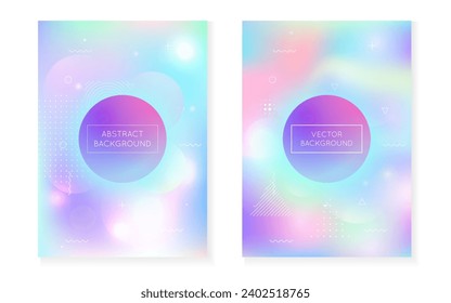 Modern Texture. Minimal Design. Motion Flyer. Soft Futuristic Composition. Memphis Dots. Purple Retro Background. Rainbow Presentation. Magic Graphic. Blue Modern Texture