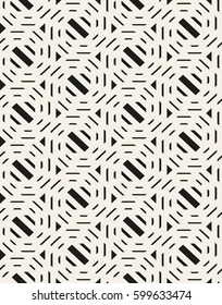 Modern texture pattern vector seamless. Geometric abstract background. Polygonal line grid with repeat elements.