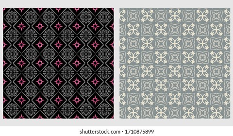 Modern texture patterns for background, interior design, seamless asian pattern.