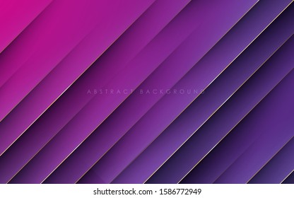 Modern texture purple and pink abstract background concept with gold line decoration