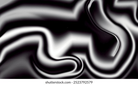 The modern texture of shiny grey liquid with reflections. Liquid fonts, metal, modern. Abstract black marble texture.	