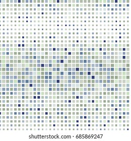 Modern texture of square halftone dots on white background