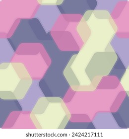 Modern textured diamond pattern slub textured multi stripe summer background Geometric openwork. Pattern in multicolor hexagon. Modern ornament.