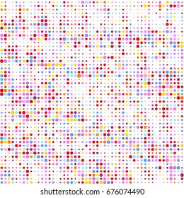 Modern textured halftone of dots 