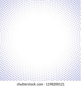 Modern textured halftone of dots on white background