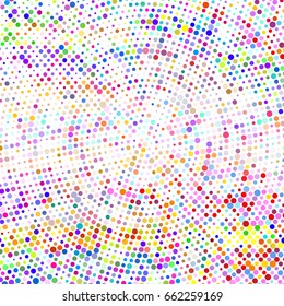 Modern textured halftone of dots on white background for banner, 