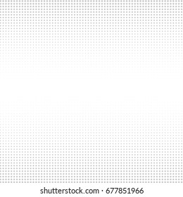 Modern textured halftone of dots on white background