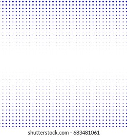 Modern textured halftone of dots on white background