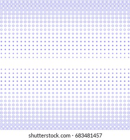 Modern textured halftone of dots on white background