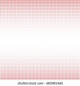 Modern textured halftone of dots on white background